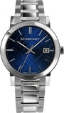 Buy Shop Burberry The City Blue Dial Silver Steel Strap Watch for Men - BU9031 USA Online