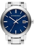 Buy Shop Burberry The City Blue Dial Silver Steel Strap Watch for Men - BU9031 USA Online