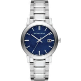 Buy Shop Burberry The City Blue Dial Silver Steel Strap Watch for Men - BU9031 USA Online