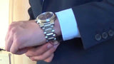 Buy Shop Burberry The City Blue Dial Silver Steel Strap Watch for Men - BU9363 USA Online