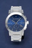 Buy Shop Burberry The City Blue Dial Silver Steel Strap Watch for Men - BU9363 USA Online