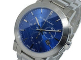 Buy Shop Burberry The City Blue Dial Silver Steel Strap Watch for Men - BU9363 USA Online
