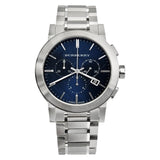 Buy Shop Burberry The City Blue Dial Silver Steel Strap Watch for Men - BU9363 USA Online