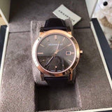 Buy Shop Burberry The City Brown Dial Brown Leather Strap Watch for Men - BU9013 USA Online