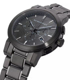 Burberry The City Grey Dial Gunmetal Grey Steel Strap Watch for Men - BU9354