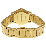 Burberry The City Gold Dial Gold Steel Strap Watch for Women - BU9227