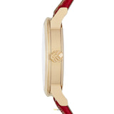Buy Shop Burberry The City Champagne Dial Leather Strap Watch for Women - BU9139 USA Online