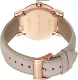 Buy Shop Burberry The City Chronograph Rose Gold Dial Beige Leather Strap Watch For Women - BU9702 USA Online