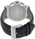 Buy Shop Burberry The City Chronograph Black Dial Black Leather Strap Watch for Men - BU9356 USA Online