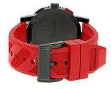 Buy Shop Burberry The City Chronograph Black Dial Red Rubber Strap Watch For Men - BU9805 USA Online