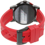 Buy Shop Burberry The City Chronograph Black Dial Red Rubber Strap Watch For Men - BU9805 USA Online