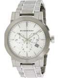 Buy Shop Burberry The City Chronograph Silver Dial Silver Steel Strap Watch for Men - BU9350 USA Online