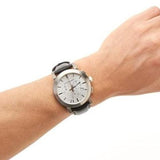 Buy Shop Burberry The City Chronograph White Dial Black Leather Strap Watch for Men - BU9355 USA Online