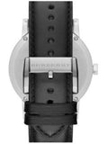 Buy Shop Burberry The City Chronograph White Dial Black Leather Strap Watch for Men - BU9355 USA Online