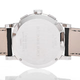 Buy Shop Burberry The City Chronograph White Dial Black Leather Strap Watch for Men - BU9355 USA Online