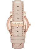 Buy Shop Burberry The City Diamonds Beige Dial Beige Leather Strap Watch for Women - BU9131 USA Online