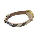 Buy Shop Burberry The City Diamonds Mother of Pearl Dial Brown Leather Strap Watch for Women - BU9226 USA Online