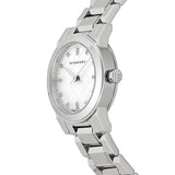 Buy Shop Burberry The City Diamonds Mother of Pearl Dial Silver Steel Strap Watch for Women - BU9224 USA Online