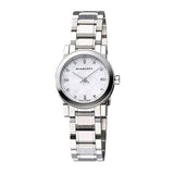 Buy Shop Burberry The City Diamonds Mother of Pearl Dial Silver Steel Strap Watch for Women - BU9224 USA Online