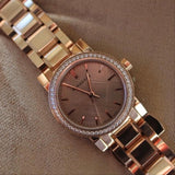 Buy Shop Burberry The City Diamonds Rose Dial Rose Gold Steel Strap Watch for Women - BU9225 USA Online
