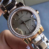 Buy Shop Burberry The City Diamonds Rose Dial Rose Gold Steel Strap Watch for Women - BU9225 USA Online