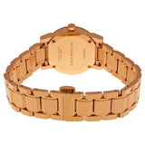 Buy Shop Burberry The City Diamonds Rose Dial Rose Gold Steel Strap Watch for Women - BU9225 USA Online