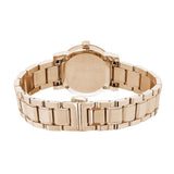 Buy Shop Burberry The City Diamonds Rose Dial Rose Gold Steel Strap Watch for Women - BU9225 USA Online