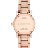 Buy Shop Burberry The City Diamonds Rose Dial Rose Gold Steel Strap Watch for Women - BU9225 USA Online