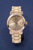 Buy Shop Burberry The City Diamonds Rose Gold Dial Rose Gold Steel Strap Watch for Women - BU9126 USA Online