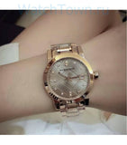 Buy Shop Burberry The City Diamonds Rose Gold Dial Rose Gold Steel Strap Watch for Women - BU9126 USA Online