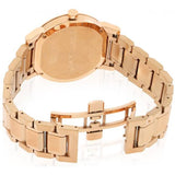 Buy Shop Burberry The City Diamonds Rose Gold Dial Rose Gold Steel Strap Watch for Women - BU9126 USA Online