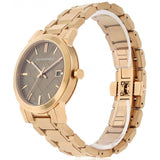 Buy Shop Burberry The City Diamonds Rose Gold Dial Rose Gold Steel Strap Watch for Women - BU9126 USA Online