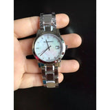Buy Shop Burberry The City Diamonds Silver Dial Silver Steel Strap Watch for Women - BU9125 USA Online