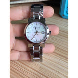 Buy Shop Burberry The City Diamonds Silver Dial Silver Steel Strap Watch for Women - BU9125 USA Online