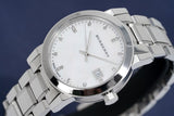Buy Shop Burberry The City Diamonds Silver Dial Silver Steel Strap Watch for Women - BU9125 USA Online