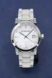 Buy Shop Burberry The City Diamonds Silver Dial Silver Steel Strap Watch for Women - BU9125 USA Online