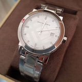 Buy Shop Burberry The City Diamonds Silver Dial Silver Steel Strap Watch for Women - BU9125 USA Online