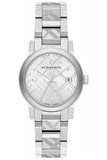 Buy Shop Burberry The City Diamonds Silver Dial Silver Steel Strap Watch for Women - BU9125 USA Online
