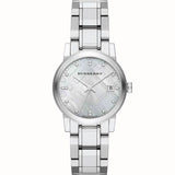 Buy Shop Burberry The City Diamonds Silver Dial Silver Steel Strap Watch for Women - BU9125 USA Online