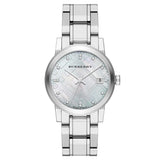 Buy Shop Burberry The City Diamonds Silver Dial Silver Steel Strap Watch for Women - BU9125 USA Online