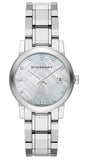 Buy Shop Burberry The City Diamonds Silver Dial Silver Steel Strap Watch for Women - BU9125 USA Online