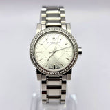 Buy Shop Burberry The City Diamonds Silver Dial Silver Steel Strap Watch for Women - BU9220 USA Online