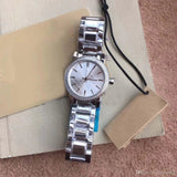 Buy Shop Burberry The City Diamonds Silver Dial Silver Steel Strap Watch for Women - BU9220 USA Online