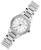 Buy Shop Burberry The City Diamonds Silver Dial Silver Steel Strap Watch for Women - BU9220 USA Online
