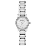 Buy Shop Burberry The City Diamonds Silver Dial Silver Steel Strap Watch for Women - BU9220 USA Online