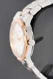 Buy Shop Burberry The City Diamonds White Dial Two Tone Steel Strap Watch for Women - BU9127 USA Online