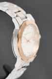Buy Shop Burberry The City Diamonds White Dial Two Tone Steel Strap Watch for Women - BU9127 USA Online