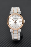 Buy Shop Burberry The City Diamonds White Dial Two Tone Steel Strap Watch for Women - BU9127 USA Online