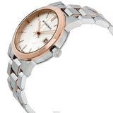 Buy Shop Burberry The City Diamonds White Dial Two Tone Steel Strap Watch for Women - BU9127 USA Online