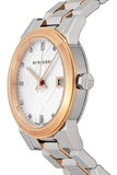 Buy Shop Burberry The City Diamonds White Dial Two Tone Steel Strap Watch for Women - BU9127 USA Online